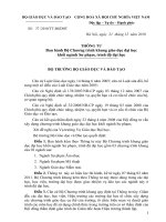 Thông tư số 37 2010 TT-BGDĐT - Ban hành Bộ Chương trình khung giáo dục Đại học khối ngành Sư phạm, trình độ Đại học