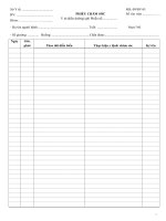 Mẫu phiếu chăm sóc - Phiếu chăm sóc mau phieu cham soc