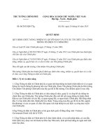 Quyết định 06 2013 QĐ-TTg - Quy định chức năng, nhiệm vụ, quyền hạn và cơ cấu tổ chức của Cổng Thông tin điện tử Chính phủ