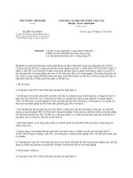 Công văn 2071 TTg-ĐMDN - Kết luận của Hội nghị lần thứ sáu Ban chấp hành Trung ương Đảng khóa XI và Nghị định 99 2012 NĐ-CP