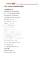 giai bai tap sgk tieng anh lop 5 chuong trinh moi unit 4 did you go to the party