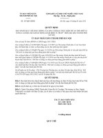 Quyết định 187 2013 QĐ-UBND - Quy chế hoạt động của Ban Chỉ đạo thực hiện Đề án Đổi mới và nâng cao hiệu quả hoạt động giám định tư pháp trên địa bàn thành phố Hà Nội