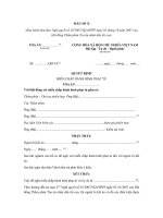 mau quyet dinh mien chap hanh hinh phat tu