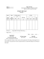 Hướng dẫn cách lập sổ quỹ tiền mặt - Cách lập sổ quỹ tiền mặt theo Thông tư 200 So Quy Tien Mat