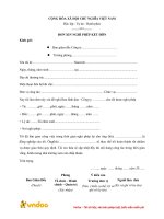 don xin nghi phep ket hon 1