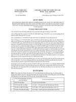 Quyết định 491 2012 QĐ-UBND - Quy định mức khoán chi phí bán đấu giá tang vật, phương tiện vi phạm hành chính bị tịch thu sung quỹ Nhà nước trên địa bàn tỉnh Tuyên Quang