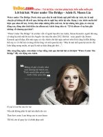 loi bai hat water under the bridge adele ft masen lia