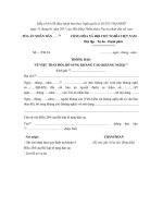 mau so 63 ds thong bao ve viec thay doi bo sung khang cao khang nghi