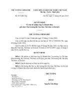 Quyết định số 837 QĐ-TTG - Về việc bổ nhiệm ông Lê Khánh Hải giữ chức Thứ trưởng Bộ Văn hóa, Thể thao và Du lịch