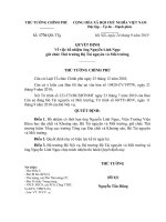 Quyết định số 1776 QĐ-TTG - Về việc bổ nhiệm ông Nguyễn Linh Ngọc giữ chức Thứ trưởng Bộ Tài nguyên và Môi trường