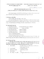 1.1. BB và NQ tra co tuc, thay doi ĐKKD và Đăng ky niem yet bo sung