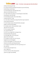 tu vung tieng anh lop 4 unit 1 chuong trinh moi nice to see you again