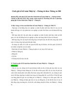 cach ghi so ke toan nhat ky chung tu