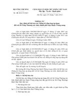 Thông tư số 20 2012 TT-BCT quy định chế độ báo cáo thống kê tổng hợp áp dụng đối với Sở Công Thương