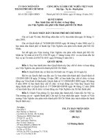 Quyết định số 61 2011 QĐ-UBND - Ban hành quy chế tổ chức và hoạt động của Viện Nghiên cứu phát triển TP Hồ Chí Minh