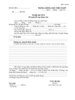 nghi quyet cua cap uy co so dang de nghi ket nap dang vien