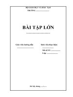 Mẫu bìa bài tập lớn - Mẫu bìa bài tập lớn mới nhất mau bia bai tap lon