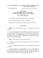 Quyết định số 121 2009 QĐ-TTG - Về cơ chế hoạt động của các cơ sở dạy nghề thuộc Bộ Quốc phòng và chính sách hỗ trợ bộ đội xuất ngũ học nghề