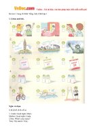 giai bai tap sgk tieng anh lop 4 chuong trinh moi review 1