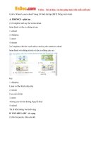 giai bai tap sbt tieng anh lop 4 chuong trinh moi unit 6 ws your school