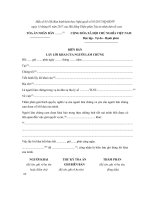 mau so 03 ds bien ban lay loi khai cua nguoi lam chung