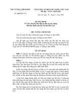 Quyết định số 1404 QĐ-TTG - Về việc chuyển chủ đầu tư Dự án xây dựng Đại học Quốc gia Hà Nội tại Hòa Lạc