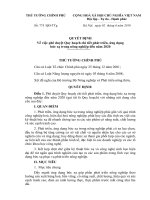 Quyết định số 775 QĐ-TTG - Về việc phê duyệt quy hoạch  phát triển, ứng dụng bức xạ trong nông nghiệp đến năm 2020