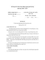 ke hoach to chuc hoat dong ngoai gio len lop tieu hoc