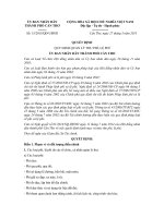 Quyết định quy định quản lý thu phí, lệ phí số 15 2015 QĐ-UBND - Quy định quản lý thu phí, lệ phí thu phi va le phi