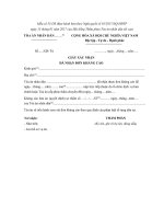 mau so 55 ds giay xac nhan da nhan don khang cao