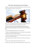 chien si canh ve duoc phep no sung trong 4 truong hop