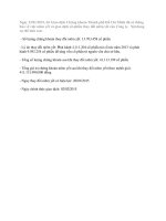 HDC: Ngày 02 02 2015 - Giao dịch niêm yết bổ sung 13.703.458 cổ phiếu