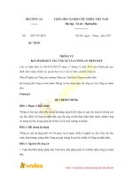 du thao thong tu ve quy tac ung xu cua cong an nhan dan