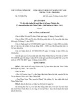 Quyết định số 913 QĐ-TTG - Về việc phê chuẩn kết quả bầu cử bổ sung Thành viên Ủy ban nhân dân tỉnh Thừa Thiên Huế nhiệm kỳ 2004 - 2011