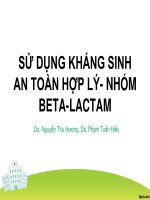 TTT khang sinh beta lactam