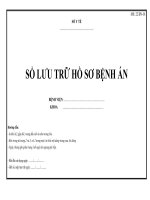 mau so luu tru ho so benh an