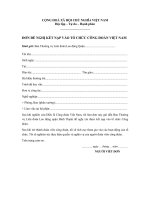 Don xin gia nhap to chuc cong doan 1