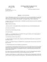 Công văn 715 TCT-CS - Khấu trừ, hoàn thuế giá trị gia tăng đối với hoạt động kinh doanh bảo hiểm