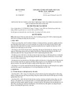 Quyết định 55 2013 QĐ-BTC - Chiến lược phát triển Học viện Tài chính giai đoạn 2013-2020 và định hướng đến năm 2030