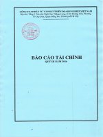 01 BCTC Công ty mẹ quý III 2016