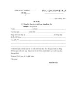 mau don xin mien sinh hoat dang