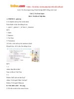 giai bai tap sbt tieng anh lop 4 chuong trinh moi unit 2 im from japan