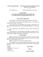 Quyết định số 1745 QĐ-TTG - Về việc phê chuẩn kết quả bầu cử bổ sung Thành viên Ủy ban nhân dân tỉnh Nam Định nhiệm kỳ 2004 - 2011