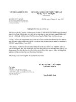 Công văn 2512 VPCP-KGVX - Báo cáo chế độ chính sách đối với học sinh dân tộc, học sinh thuộc vùng có điều kiện kinh tế - xã hội đặc biệt khó khăn