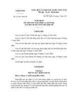 Nghị định quy định chức năng, nhiệm vụ, quyền hạn và tổ chức bộ máy của tổ chức pháp chế