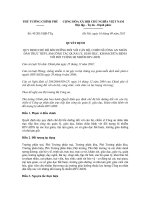 Quyet dinh 43 2015 QD TTg che do boi duong can bo cong an trong moi truong nhiem HIV AIDS