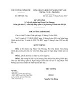 Quyết định số 1727 QĐ-TTG - Về việc bổ nhiệm ông Phạm Văn Phượng kiêm giữ chức Ủy viên Hội đồng quản trị Ngân hàng Chính sách Xã hội