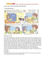 giai bai tap sgk tieng anh lop 4 chuong trinh moi unit 12 what does your father do