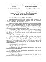 Thông tư quy định về thiết bị dạy nghề cho các nghề: Lắp đặt thiết bị cơ khí, Nguội lắp ráp cơ khí