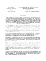 Thông báo 1277 TB-TCHQ - Giải pháp tháo gỡ khó khăn cho sản xuất kinh doanh, hỗ trợ thị trường, giải quyết nợ xấu